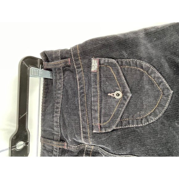 Ralph Lauren Polo Jeans Company Women's Straight Black Corduroy Pants Size 4 - Picture 5 of 16